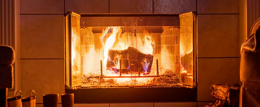 Mendota Hearth Landscape Fireplace Installation in Carlsbad, New Mexico