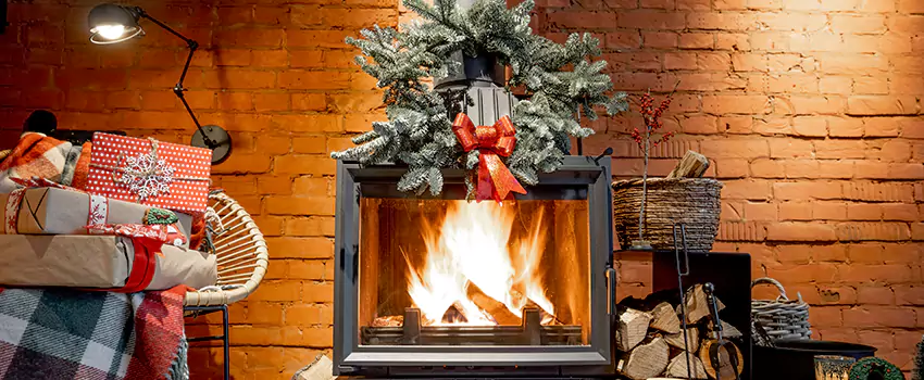 Travis Industries Linear Gas Fireplace Installation in Carlsbad, New Mexico