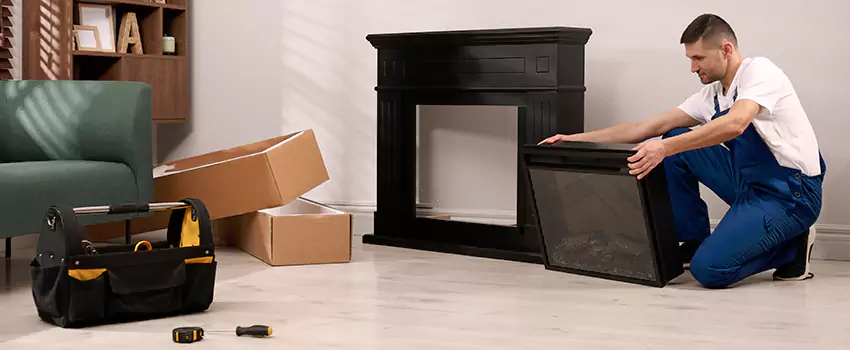 Old Rusted Metal Fireplace Repair And Replacement in Carlsbad, NM